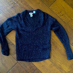 Sparkly blue glitter sweater